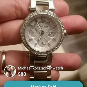 Michael kors silver watch